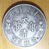 2023年宣統三年大(dà)清銀币壹元曲須龍成交價格已過300萬大(dà)關